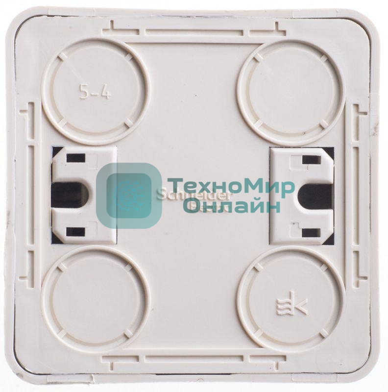 Выключатель 2-кл. ОП Этюд 10А IP20 крем. SchE BA10-002K