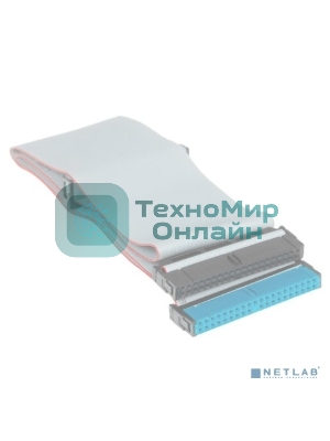 Шлейф IDE UDMA66/100/133 Cablexpert CC-EIDE/66, 2 устр., 80 жил, 48см, пакет