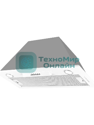 Вытяжка встраиваемая Kuppersberg Inlinea 70 WX белый/нержавеющая сталь, 70 см, 1300 куб. м/ч, 41 дБ