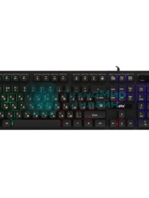 Клавиатура проводная Defender Arx GK-196L RU, USB, черный