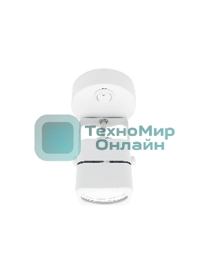 Накладной поворотный светильник с выключателем TA108 WH белый GU10 D80*130*D60