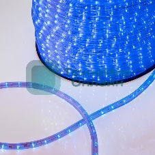Дюралайт Neon-night LED, постоянное свечение (2W) - синий Эконом 24 LED/м, бухта 100м