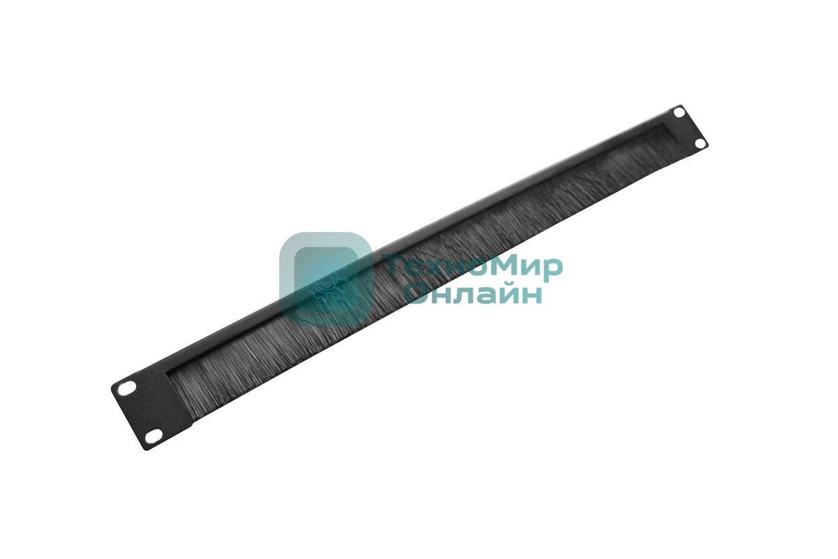 Горизонтальный кабельный органайзер со щеткой, 19