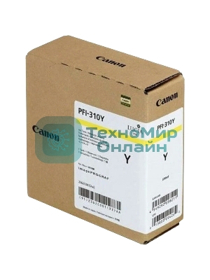 Картридж струйный Canon PFI-310 Y 2362C001 желтый (330мл) для Canon TX-2000/TX-3000/TX-4000