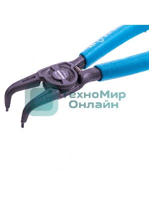 Съемник Gross 165 мм, для внешних стопорных колец (19-60 мм), изогнутые губки (разжим)