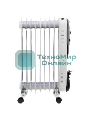 Обогреватель масляный MTX OCH-2000, белый, 2000 Вт, 20 м2, термостат