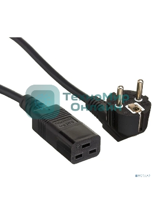 Кабель питания ExeGate Special PC19-5S (Евровилка Schuko->C19, 3*1.5мм2, CCA, черный, 5м)