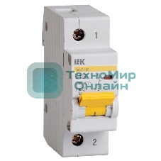 Выключатель автоматический модульный 1п C 100А 10кА ВА47-100 IEK MVA40-1-100-C