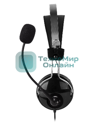 Гарнитура A4Tech HU-7P чёрный, проводная