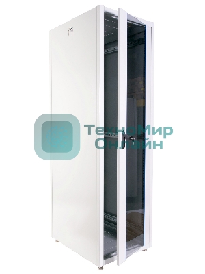 Шкаф телекоммуникационный напольный ЭКОНОМ 42U (600 × 600) дверь металл 2 шт.