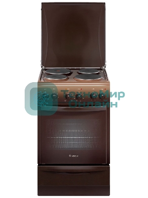 Плита электрическая Gefest 5140 0001 коричневый, конфорок 3 шт, духовка 55 л, 50 см x 85 см x 58.5 см
