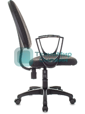 Кресло Бюрократ CH-1300N/3C11 черный, экокожа, 120 кг, механизм качания