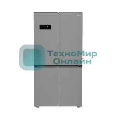 Холодильник Hotpoint HFP4 625I X нержавеющая сталь, трехкамерный, 376/165л, морозилка снизу, No Frost, Side by Side