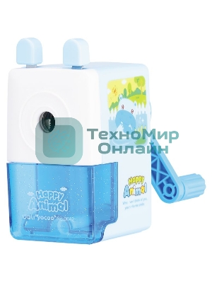 Точилка для карандашей механическая Deli E0642, 1 отверстие, пластик, ассорти