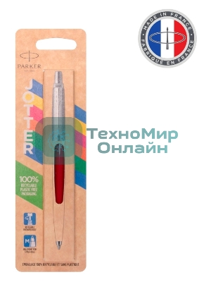 Ручка шариковая Parker Jotter Originals K60 (CW2096857) Red CT, M, синие чернила, блистер