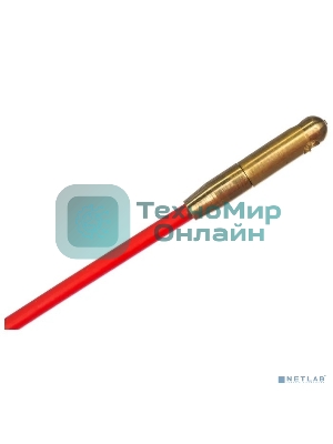 Протяжка кабельная Rexant (мини УЗК в бухте), стеклопруток, d=3,5мм, 30м красная