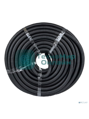 Труба гофрированная ПНД EKF tpnd-25n Plast с зондом d 25 мм черная EKF PROxima бухта 75 м