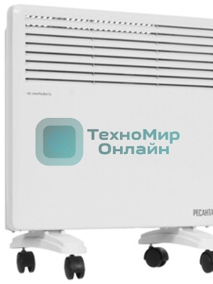Конвектор электрический Rexant черный, 1000 Вт, 10 м2, электронный термостат, Wi-Fi