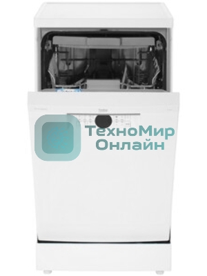 Посудомоечная машина Beko BDFS26120WQ, белый, 44.8 см, 11 компл., сушка конденсационная, 46 дБ, класс A