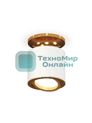 Светильник Ambrella Light XS7401120 SWH/PYG белый песок/золото желтое полированное MR16 GU5.3 (N7929, C7401, N7004)