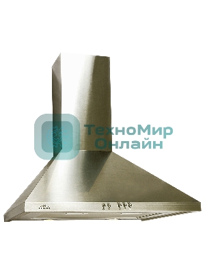 Вытяжка каминная Elikor Оптима 60Н-400-К3Л нержавеющая сталь, 59 см, 400 куб. м/ч, 55 дБ