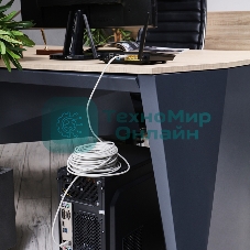 Пaтч-корд U/UTP Rexant, cat.5e, RJ45-RJ45, неэкранированный, PVC серый, 25м