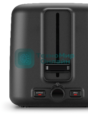 Тостер Bosch TAT3P423 черный, 970 Вт, 2 слота