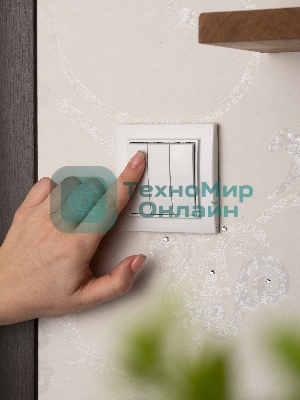 Выключатель 3-кл. СП Минск 10А белый Basic EKF ERV10-024-10