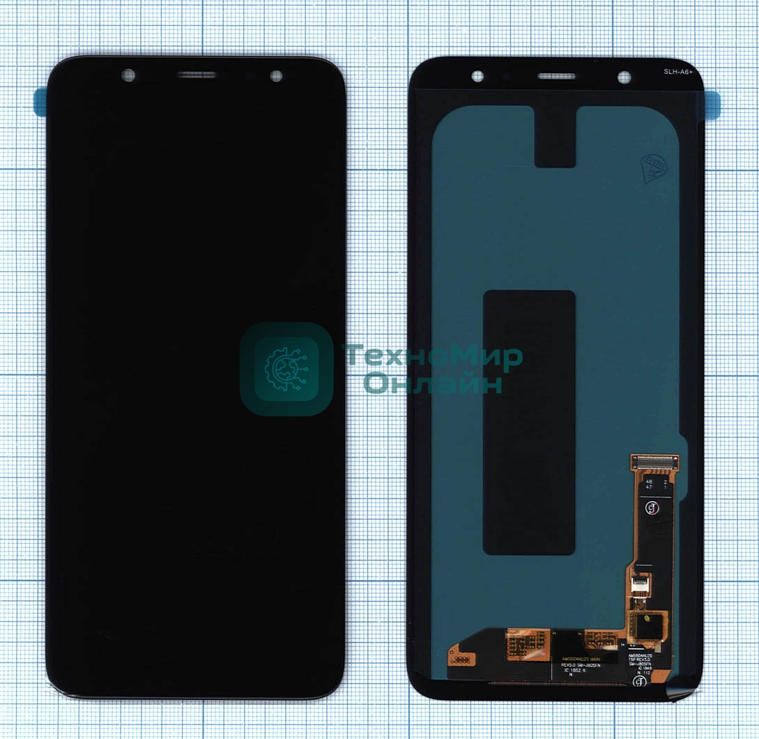 Дисплей для Samsung Galaxy A6 Plus SM-A605F OLED Full Size черный