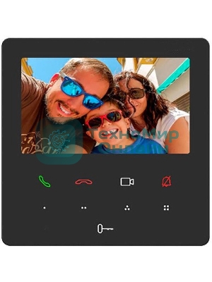 Видеодомофон HiWatch VDP-H2111W черный