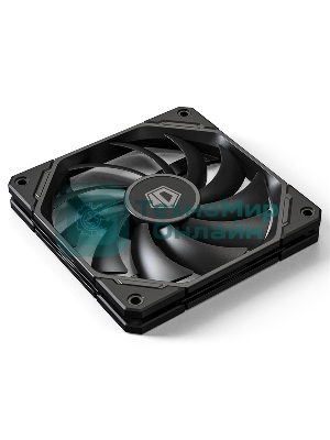 Вентилятор для корпуса ID-Cooling TF-12015-K черный, 120 мм, 2200 об/мин, 32.3 дБ, 4 pin