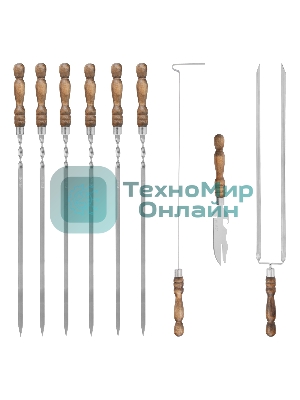 Набор шашлычный Palisad  9 предметов в сумке, Camping