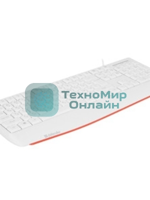 Клавиатура проводная Defender Atom HB-546, USB, черный