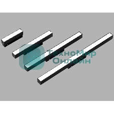 Трековый линейный светильник Ambrella light GL8055 BK черный IP20 27W 3000-6000K 220V 120° 600*25*41