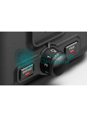 Тостер Bosch TAT3P423 черный, 970 Вт, 2 слота
