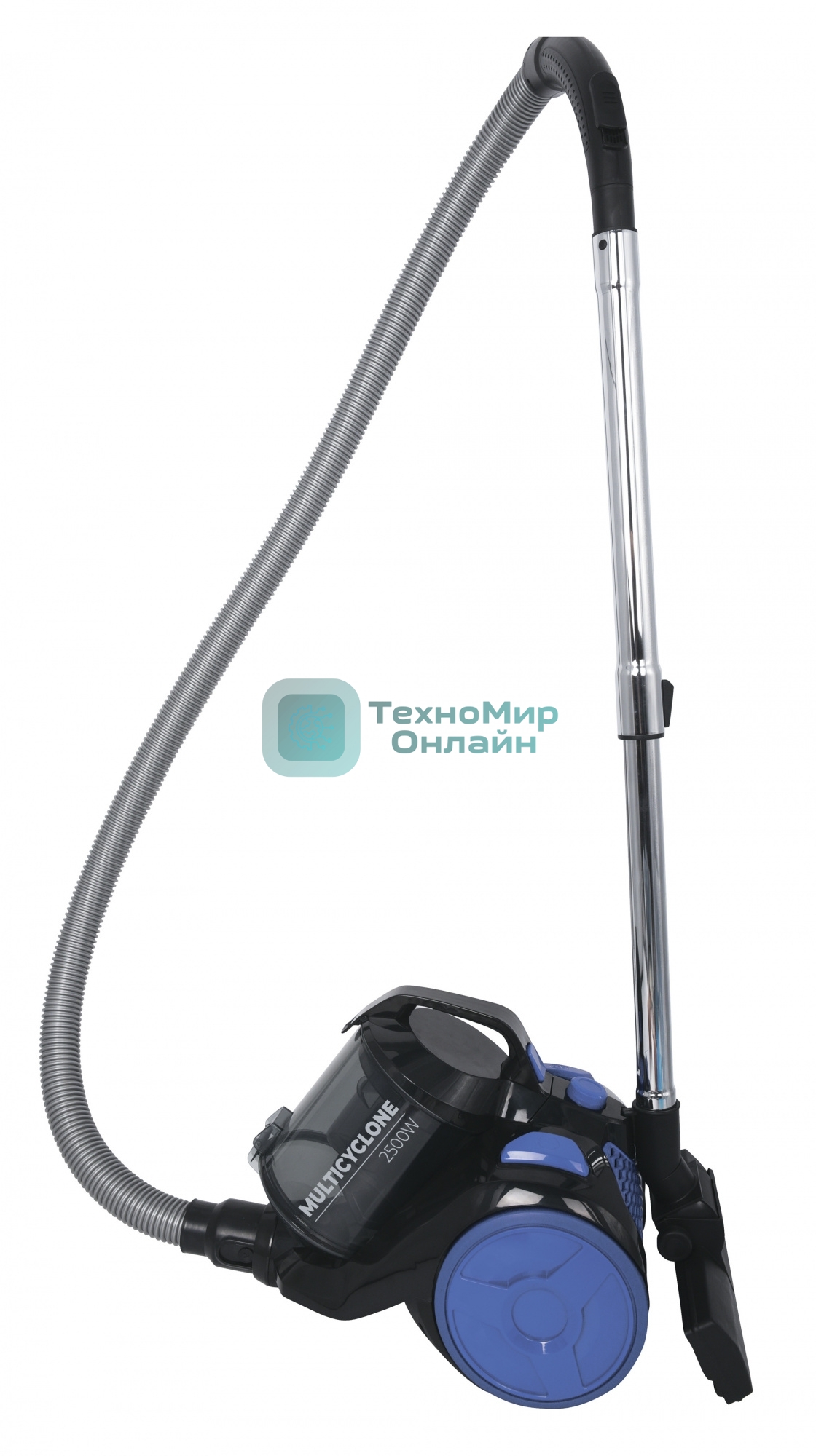 Пылесос Starwind SCV2555 черный/синий, 400/2500 Вт, уборка сухая, пылесборник контейнер 3 л