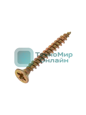 Саморез универсальный Kranz 4х30, желтый цинк, упаковка поставщика (12 000 шт.)