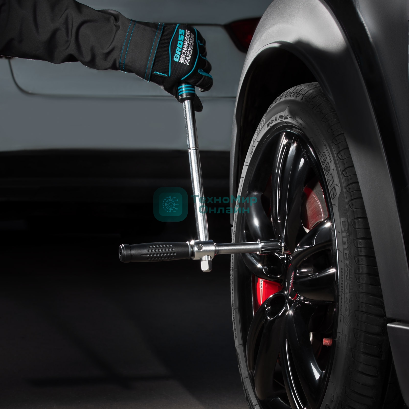 Ключ балонный Gross 14270 (17/23 мм) 17x19x21x23х1/2 длина: 375 мм