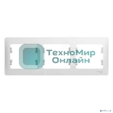 Рамка 3-м Glossa горизонт. бел. SchE GSL000103