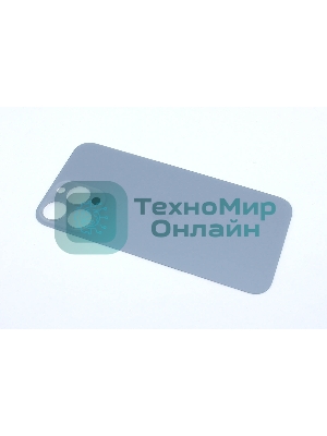 Задняя крышка (стекло) для Apple iPhone 13 Pro Max синяя