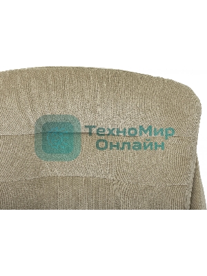 Кресло руководителя Бюрократ T-9950MSG-F Fabric песочный Light-21, крестов. пластик, подст. для ног