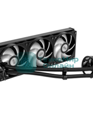 Система охлаждения PCCooler DA240 ARGb черный 120мм алюминий+медь 1800rpm 33.8db 3-pin 300W