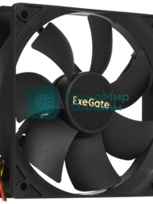 Вентилятор для корпуса ExeGate EX12025S3P черный, 120 мм, 1500 об/мин, 24 дБ, 3 pin
