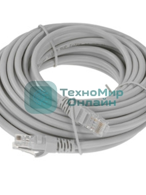 Кабель GoPower PATCH RJ-45(M)-RJ-45(M) 00-00029038 10M серый