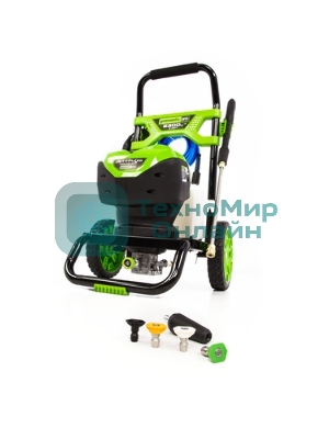 Мойка высокого давления электрическая GreenWorks GDPW-Semi-P15 180 bar (5106007)