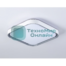 Потолочный светодиодный светильник Ambrella light FZ1250 WH/GR белый/серый 18W 5000K 250*250*60 (Без ПДУ)
