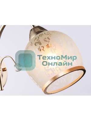 Светильник Ambrella light TR3195 GD/CL/FR золото/прозрачный/белый матовый E27 max 40W 190*110*290