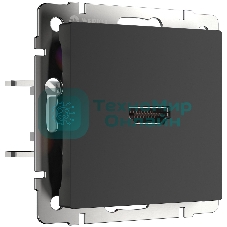 Розетка HDMI (черный матовый)