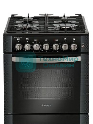 Плита комбинированная Gefest 6502-03 0029 черный, конфорок 4 газовых, духовка 55 л, 60 см x 85 см x 60 см