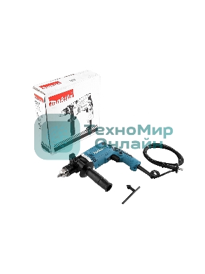 Дрель Makita HP1630, 750 Вт, сетевая, ударная